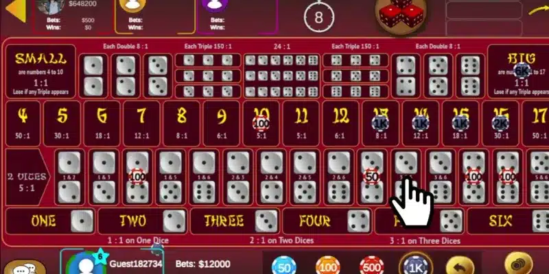 Giới thiệu luật chơi và cách hiểu về trò Sicbo