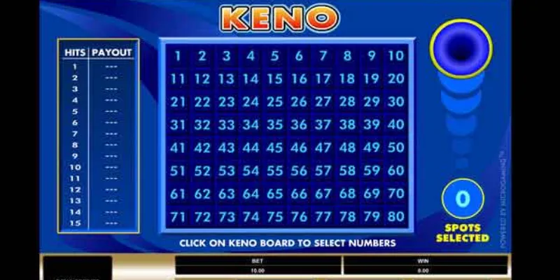 Hướng dẫn cách chơi keno online để giành chiến thắng lớn