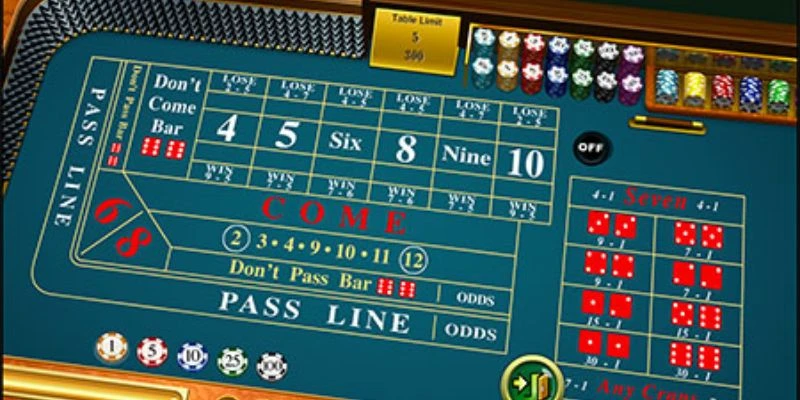 Bật mí mẹo chơi Craps thắng lớn 