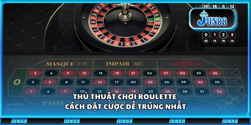 Thủ thuật chơi Roulette - Cách đặt cược dễ trúng nhất